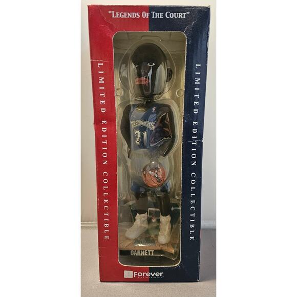 Kevin Garnett Bobblehead - Timberwolves - Forever LE - Legends of the Court -NIB - Picture 1 of 11